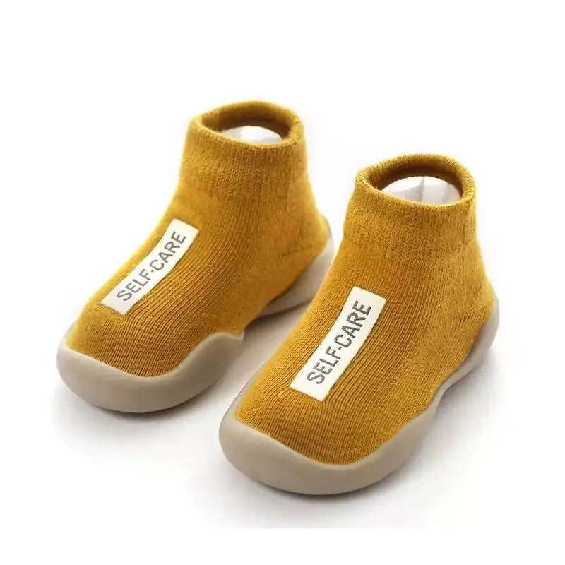 Indoor Socks with Soles for One-Year-Old Girls