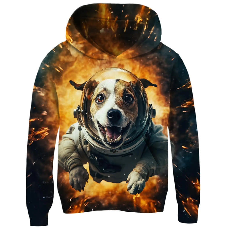 Goodstoworld Dog Hoodies for Kid Size 9 Boys Hooded Funny Animal Sweatshirt 8-10 Year Old Fall Fashion Casual Hoody Warm Liner Pullover 3D Hooded 11 yr Old Boy XL