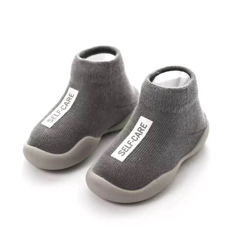 Indoor Socks with Soles for One-Year-Old Girls
