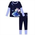 VIKITA Big Girls Clothes tshirts leggings 2pcs Long Sleeve Starry mouse School outfits winter Clothing Sets (12T L3101+F5101)