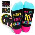 HAPPYPOP 10 Year Old Birthday Gifts Ideas Socks - Gifts for Tween Girls Boys Age 10 Ten Year Old Gifts for Kids Presents for 10 Year Olds